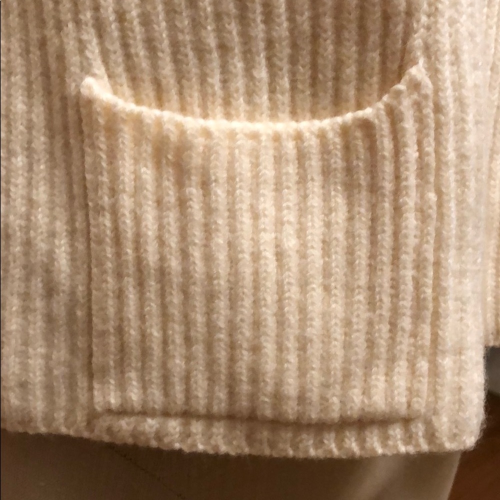 Talbots Pure 100% Merino Wool Open Front Sweater - image 3